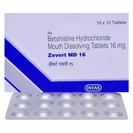 zevert md 16mg tablet 15's